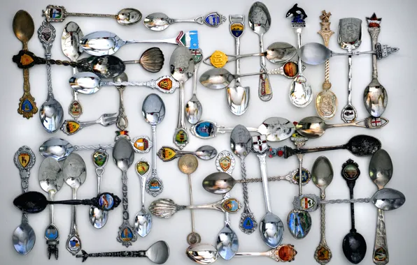 Spoon, collection, Cutlery
