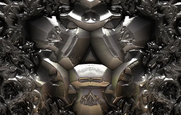 Metal, pattern, texture, chasing