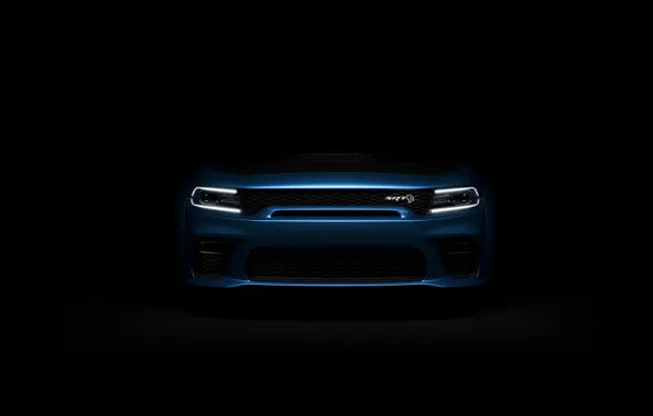 Auto, Blue, Machine, Dodge, Lights, Car, Car, Render