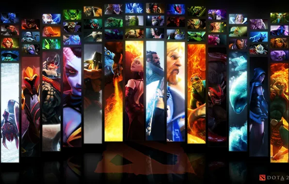 Picture Wallpaper, heroes, heroes, Defense of the Ancients, DotA 2, DOTA 2