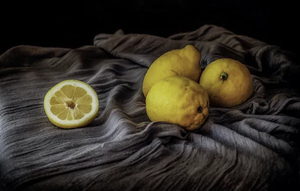 Still life, lemons, Limones