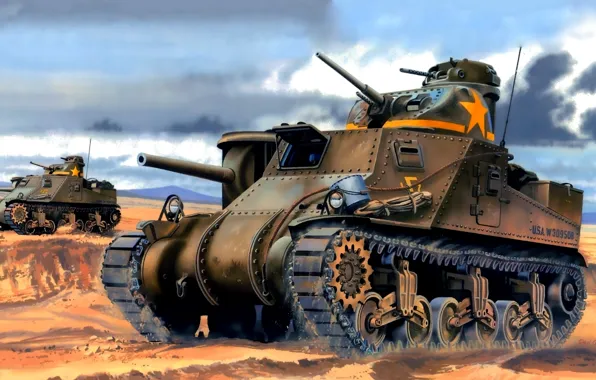 Figure, USA, the second world, medium tank, Don Greer, M3 Lee, M3 Lee