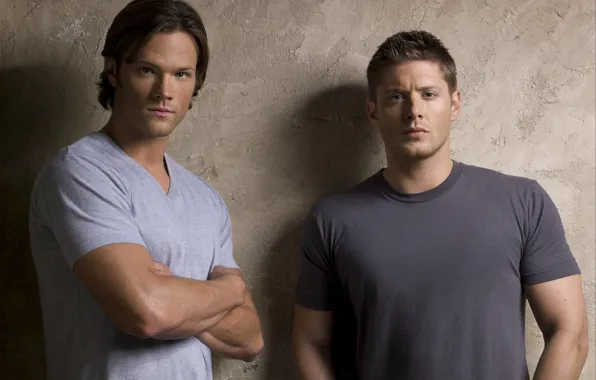 Actor, supernatural, supernatural, Dean, jensen ackles, over the padalecki jared, Jared padalecki, the brothers Winchester