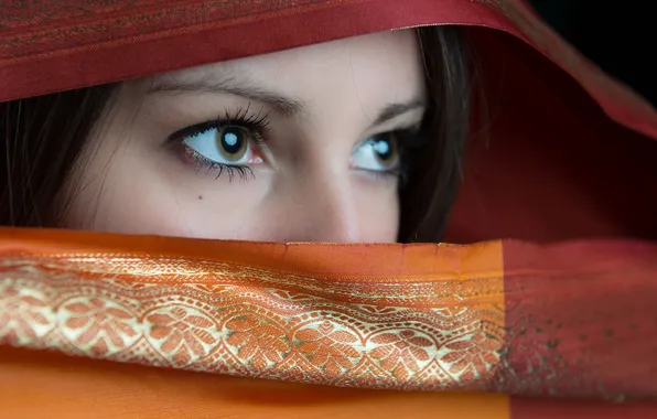 Look, girl, background