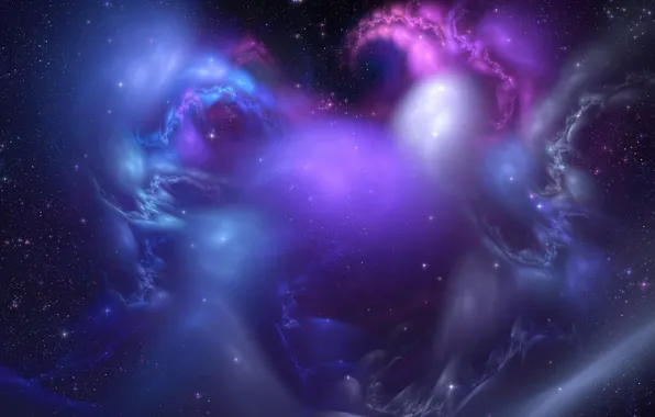 Space, stars, nebula