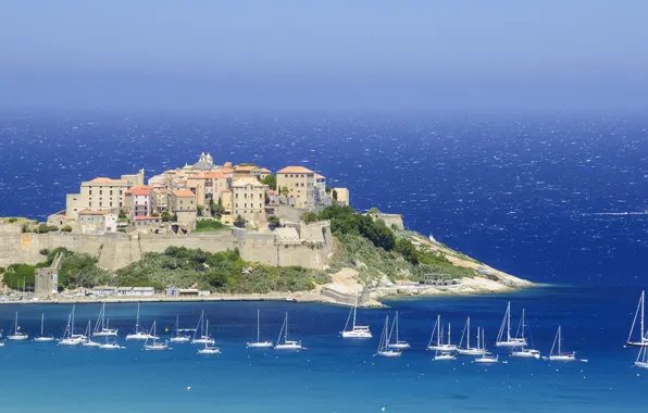 France, fortress, Corsica, Calvi