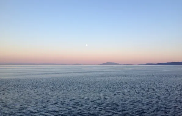 Sea, the sky, landscape