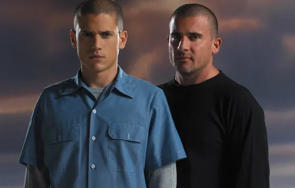 Wentworth Miller, Prison Break, Wentworth Miller, Dominic Purcell, Escape, Michael Scofield, Lincoln Burrows, Dominic Purcell