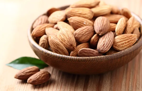 Nuts, Almonds, Prunus dulcis