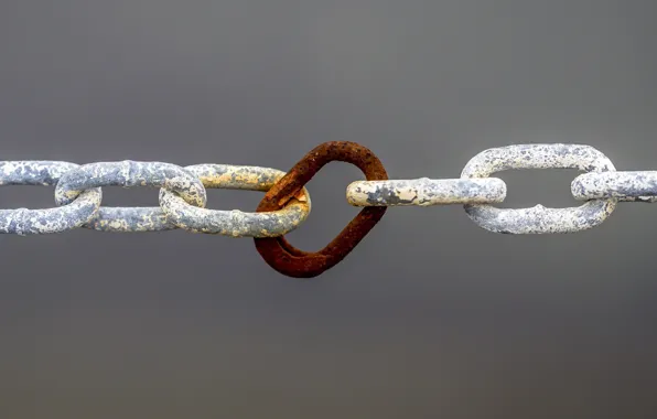 Background, rust, chain
