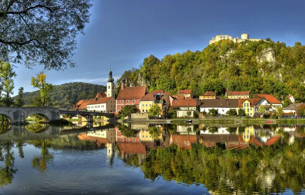 The city, photo, coast, Germany, Bayern, Kallmünz