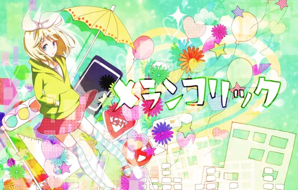 Girl, bright, Vocaloid, Rin