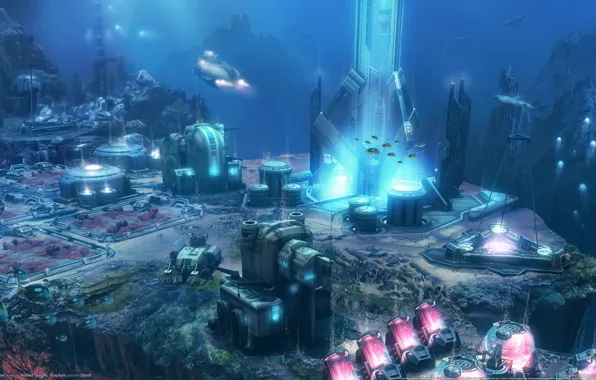 Picture ubisoft, anno 2070 deep ocean, blue byte, related desings