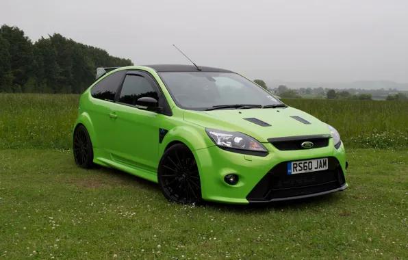 Picture green, Ford, Focus, black, Direct