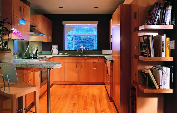 Design, house, style, interior, cottage, mini kitchen