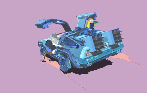 Minimalism, DeLorean DMC-12, DMC-12, Smith, Back to the future, Sanchez, Rick, Rick and Morty