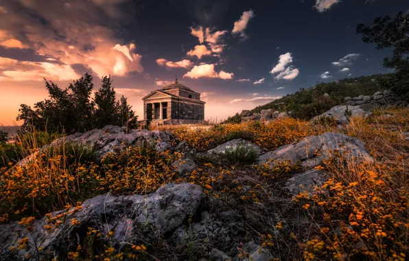 Croatia, Sveti Frane Church, Podprag, Southern Velebit