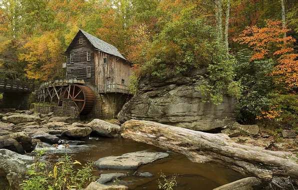 Picture nature, Grist Mill, Glade Creek