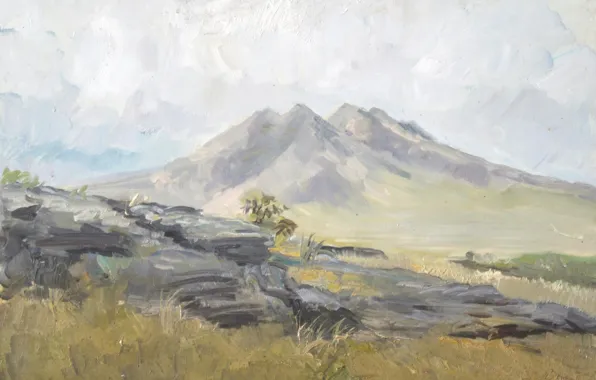Landscape, 2008, Aibek Begalin, Hill