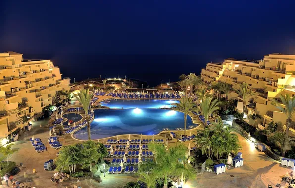 Picture pool, Spain, Canary Islands, santa cruz de tenerife