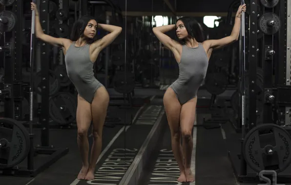Picture sexy, pose, mirror