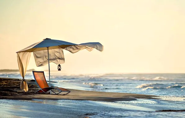 Sea, beach, summer, the sky, landscape, nature