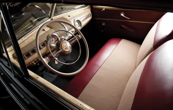 Interior, Coupe, retro cars, Convertible, 1946, retro cars, Ford V8 Super Deluxe