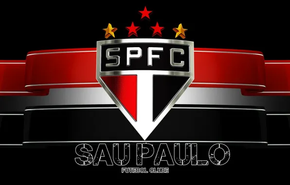Wallpaper logo, Sao Paulo FC, football, sport, wallpaper for