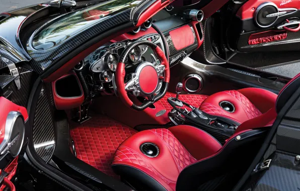 Picture Pagani, To huayr, car interior, Pagani Huayra Roadster