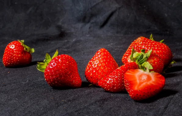 Berries, strawberry, ripe