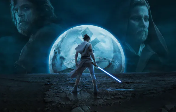 Picture girl, Star wars, Star Wars Episode IX: The Rise of Skywalker, planet, 2019