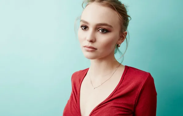 Look, pose, model, makeup, actress, Lily-Rose Depp, Lily-Rose Depp