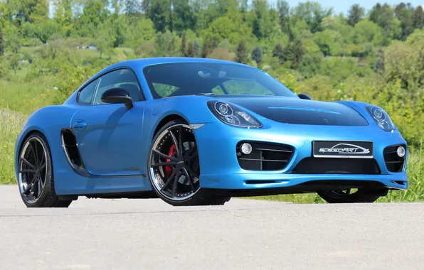 Machine, Porsche, Cayman, Porsche, the front, SpeedART, SP81-CR