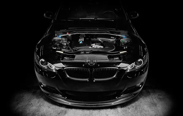 Engine, black, tuning, BMW, bmw m3, 1013mm