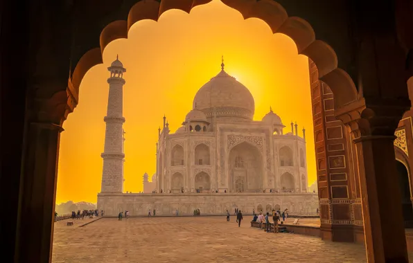 India, Taj Mahal, Agra