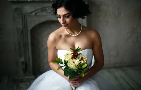 Bouquet, the bride, Sabina
