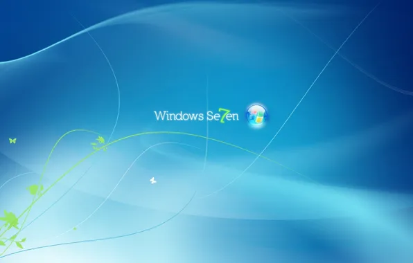 Logo, windows, background., mixed