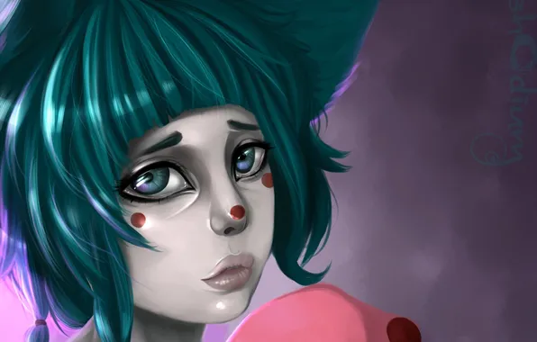 Sadness, look, girl, face, spot