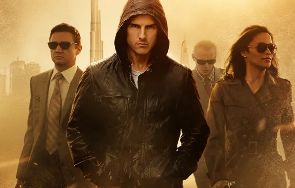 Picture Tom Cruise, Tom Cruise, mission: impossible-Ghost Protocol, mission: impossible, ghost protocol, Paula Patton, Jeremy Renner, …