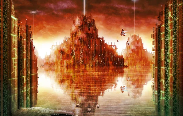 Water, the city, Waterworld