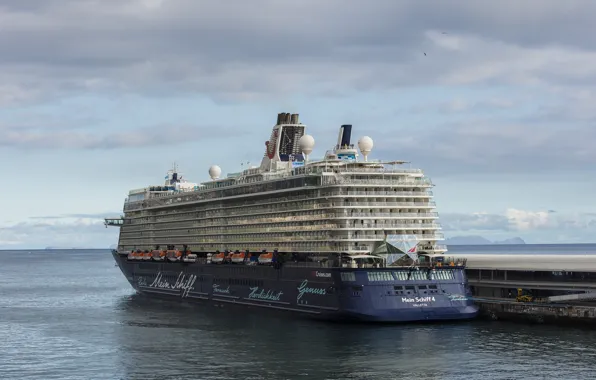 Sea, Marina, cruise liner, My Ship 4