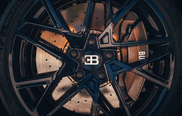 Bugatti, logo, wheel, Divo, Bugatti Divo