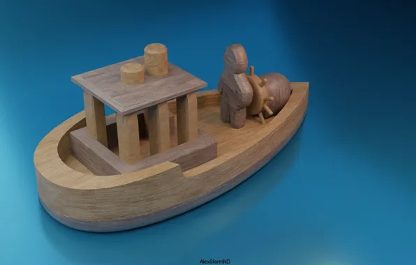 Art, boat, decor, AlexStormND