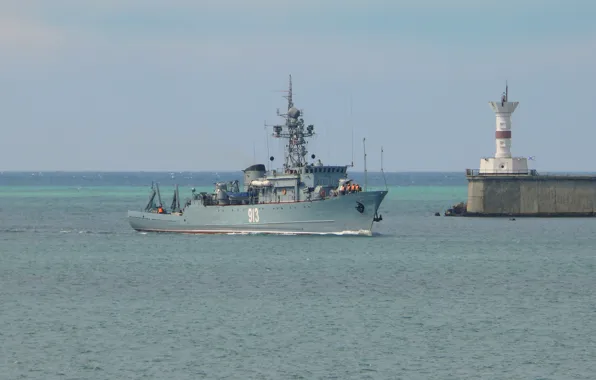 Sea, minesweeper, Kovrovets