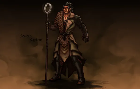 Elf, Male, MAG, Staff