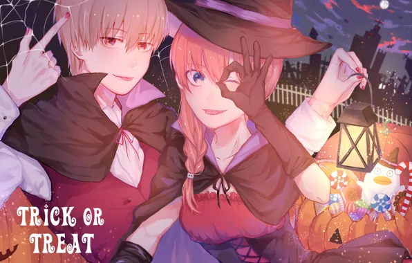 Anime, art, Halloween, Gintama, Kagura, Ko Elizabeth