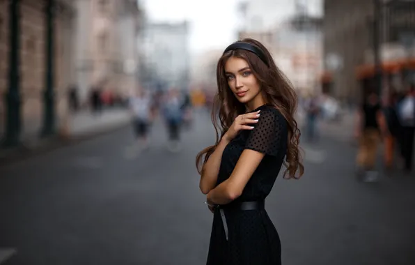 Street, makeup, dress, Stas Khachatryan