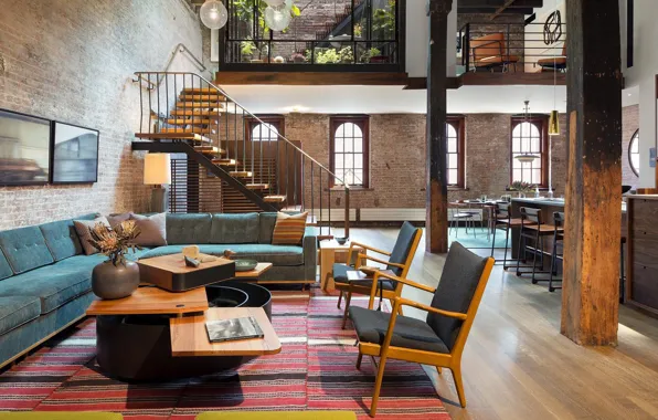 Design, interior, New York, kitchen, Manhattan, megapolis, New York, Manhattan