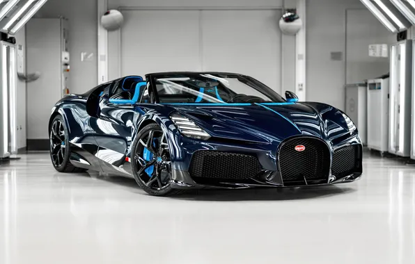 Bugatti, Mistral, W16, Blue and Black