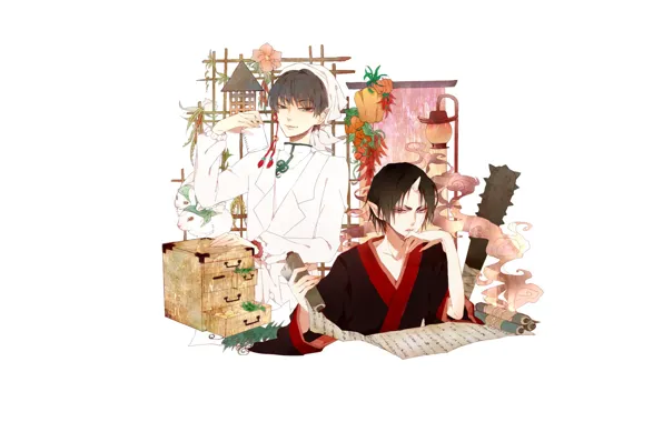 Guys, Hoozuki no Reitetsu, Hozuki, Cold-Blooded Hozuki, Hakutaku